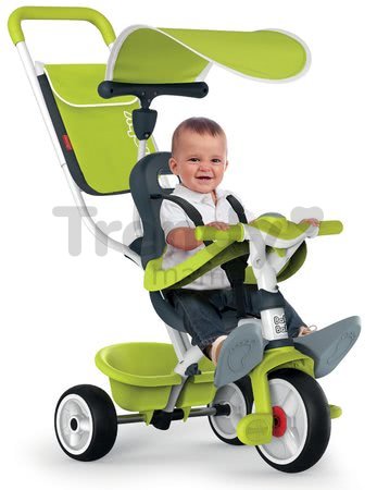 Trojkolka Baby Balade Blue Smoby s EVA kolesami zelená od 10 mes