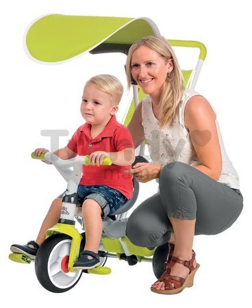 Trojkolka Baby Balade Blue Smoby s EVA kolesami zelená od 10 mes