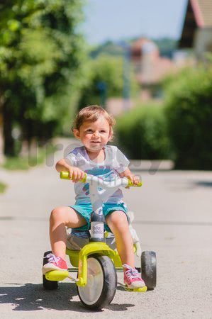 Trojkolka Baby Balade Blue Smoby s EVA kolesami zelená od 10 mes
