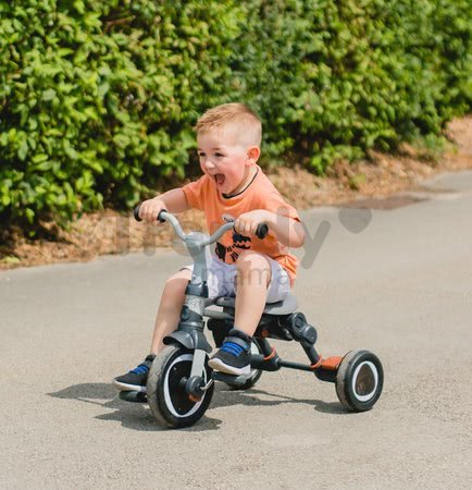 Trojkolka a kočík skladacia Evolutive Robin Trike Smoby so sklápateľnou opierkou a tichými kolesami od 6 mes