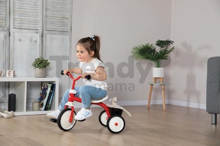 Trojkolka a odrážadlo Retro Rookie Trike Smoby ultraľahká s pedálmi a tichými gumenými kolesami od 24 mes