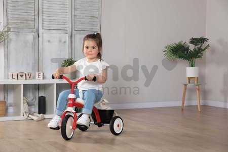 Trojkolka a odrážadlo Retro Rookie Trike Smoby ultraľahká s pedálmi a tichými gumenými kolesami od 24 mes