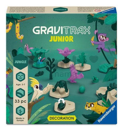 Rozšírenie guľôčková dráha Džungľa Jungle Extension Junior GraviTrax 33 dielikov s figúrkami