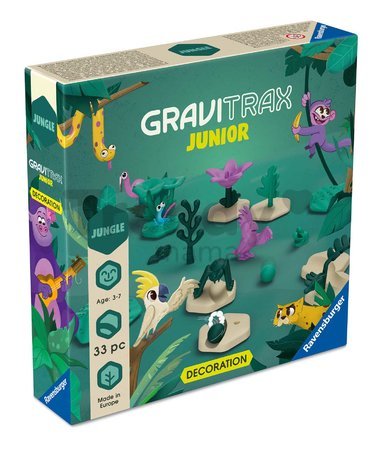 Rozšírenie guľôčková dráha Džungľa Jungle Extension Junior GraviTrax 33 dielikov s figúrkami