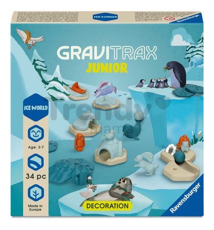 Rozšírenie guľôčková dráha Ľadový svet Ice Extension Junior GraviTrax 34 dielikov s figúrkami