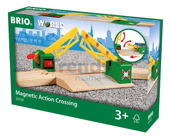 Náhradné diely pre vláčikodráhu Magnetic Action Crossing BRIO železničný prejazd magnetický od 3 rokov BRIO7501