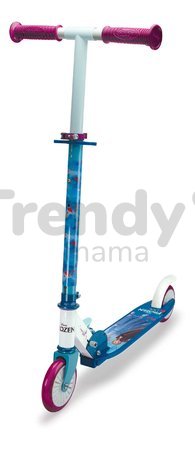 Kolobežka dvojkolesová Frozen Disney Smoby skladacia s brzdou a výškovo nastaviteľnou rúčkou od 5 rokov SM750367