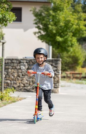 Kolobežka dvojkolesová Super Mario Smoby skladacia s brzdou výškovo nastaviteľná max. 83 cm od 5 rokov