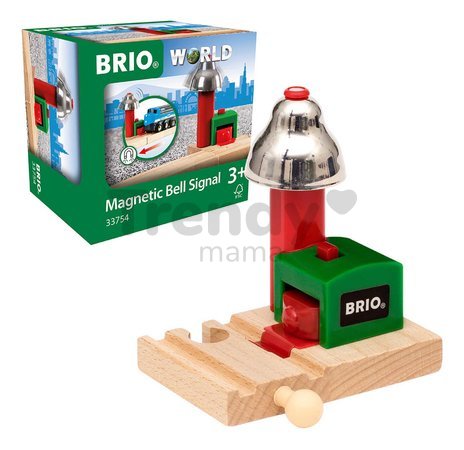 Náhradné diely pre vláčikodráhu Magnetic Bell Signal BRIO signálny zvonček magnetický od 3 rokov BRIO7549