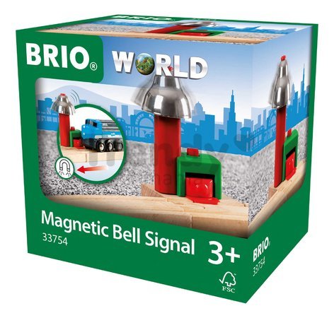 Náhradné diely pre vláčikodráhu Magnetic Bell Signal BRIO signálny zvonček magnetický od 3 rokov BRIO7549