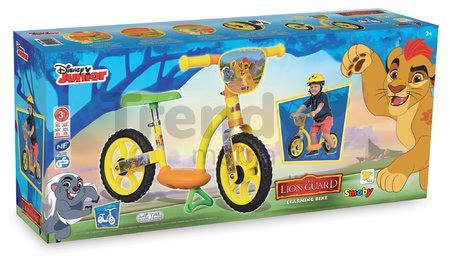 Balančné odrážadlo Lion Guard Learning Bike Comfort Smoby s nastaviteľnou výškou sedadla od 24 mes