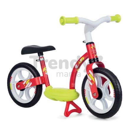 Balančné odrážadlo Balance Bike Comfort Red Smoby s kovovou konštrukciou a výškovo nastaviteľným sedadlom od 24 mes