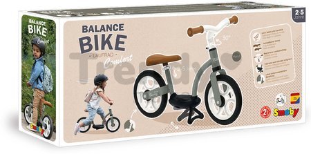 Balančné odrážadlo Balance Bike Comfort Smoby s ultraľahkou 2,7 kg kovovou konštrukciou a tichým chodom gumených kolies od 24 mes