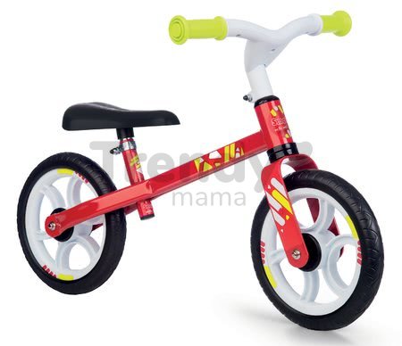 Balančné odrážadlo First Bike Red Smoby s kovovou konštrukciou a nastaviteľným sedadlom od 24 mes