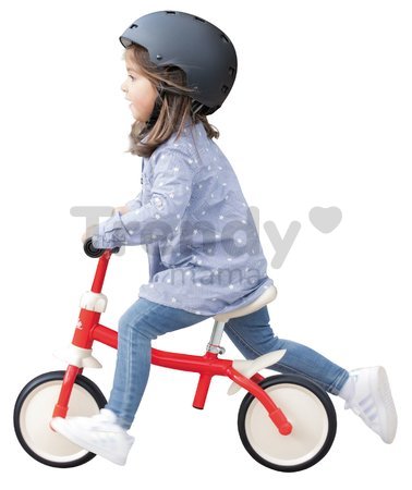 Balančné odrážadlo ultraľahké Rookie Bike Smoby s výškovo nastaviteľným sedadlom a riadidlami a tiché gumené kolesá od 18 mes
