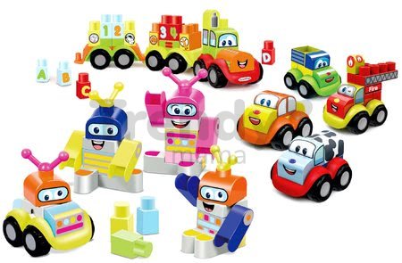 Stavebnica Autá, Vlak a Robot Abrick Écoiffier 3v1 s IML potlačou od 12 mes