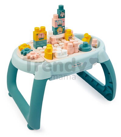 Didaktický stolík BB Abrick Écoiffier 22 dielov s aktivitami a kockami s motívom zvieratiek od 12 mes