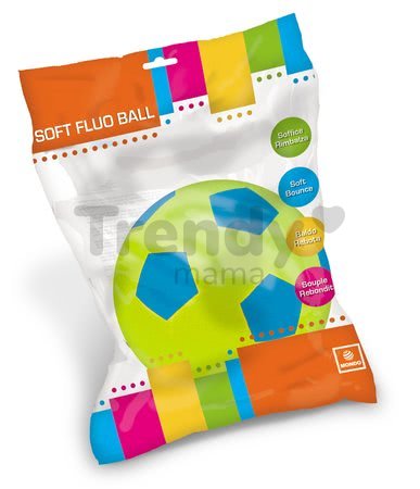 Futbalová lopta penová Soft Fluo Ball Mondo zelená 20 cm od 24 mes