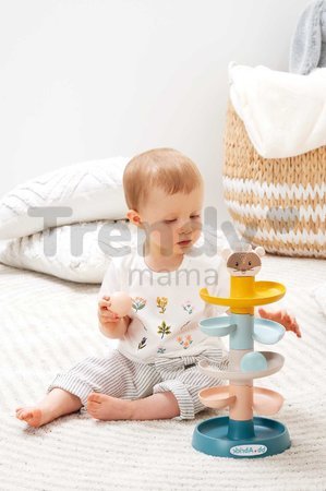 Didaktická šmykľavka Baby Tower BB Abrick Écoiffier s 2 loptičkami pre rozvoj jemnej motoriky od 6 mes