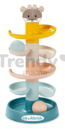 Didaktická šmykľavka Baby Tower BB Abrick Écoiffier s 2 loptičkami pre rozvoj jemnej motoriky od 6 mes