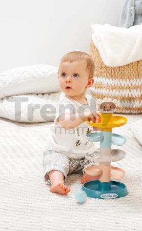 Didaktická šmykľavka Baby Tower BB Abrick Écoiffier s 2 loptičkami pre rozvoj jemnej motoriky od 6 mes