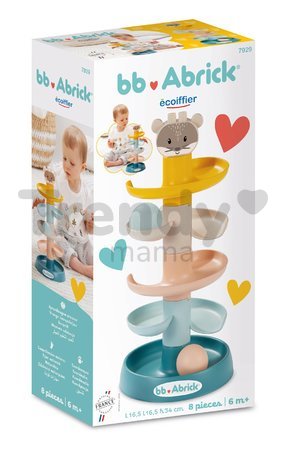 Didaktická šmykľavka Baby Tower BB Abrick Écoiffier s 2 loptičkami pre rozvoj jemnej motoriky od 6 mes