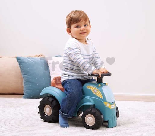 Odrážadlo traktor BB Abrick Écoiffier s úložným priestorom pod sedadlom a otáčateľnými kolesami od 12 mes