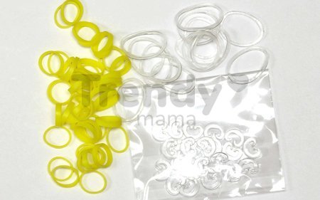 Gumičky Alpha Bands Rainbow Loom 500 ks žlté od 6 rokov