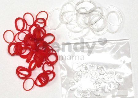 Gumičky Alpha Bands Rainbow Loom 500 ks červené od 6 rokov