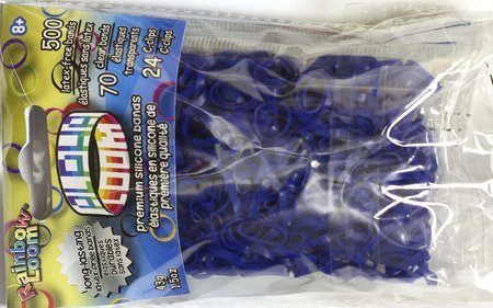 Gumičky Alpha Bands Rainbow Loom 500 ks námornícka modrá od 6 rokov