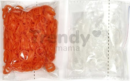 Gumičky Alpha Bands Rainbow Loom 500 ks oranžové od 6 rokov
