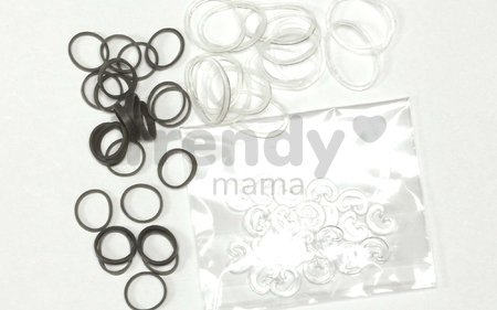 Gumičky Alpha Bands Rainbow Loom 500 ks sivé od 6 rokov