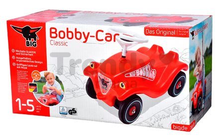 Odrážadlo Bobby Classic BIG s klaksónom červené od 12 mes