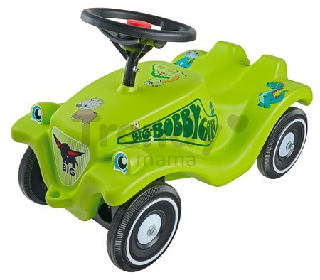 Odrážadlo auto Bobby Car Classic Dino BIG zelené s klaksónom a nálepkami dinosaurov od 12 mes