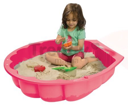 Pieskovisko mušľa Watershell Pink BIG na vodu a piesok 100 litrov ružové 88*75*22 cm od 12 mes