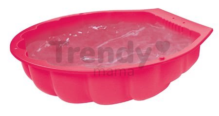Pieskovisko mušľa Watershell Pink BIG na vodu a piesok 100 litrov ružové 88*75*22 cm od 12 mes