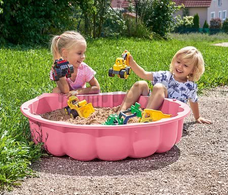 Pieskovisko mušľa Watershell Pink BIG na vodu a piesok 100 litrov ružové 88*75*22 cm od 12 mes