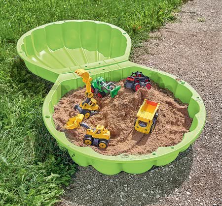 Pieskovisko dvojdielne Watershell Green BIG mušľa 2*100 l na vodu a piesok 88*75*22 cm zelené od 18 mes