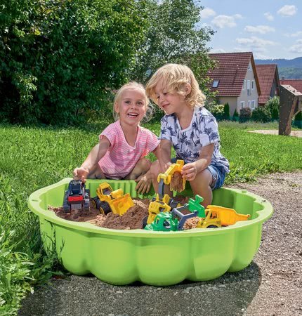 Pieskovisko dvojdielne Watershell Green BIG mušľa 2*100 l na vodu a piesok 88*75*22 cm zelené od 18 mes