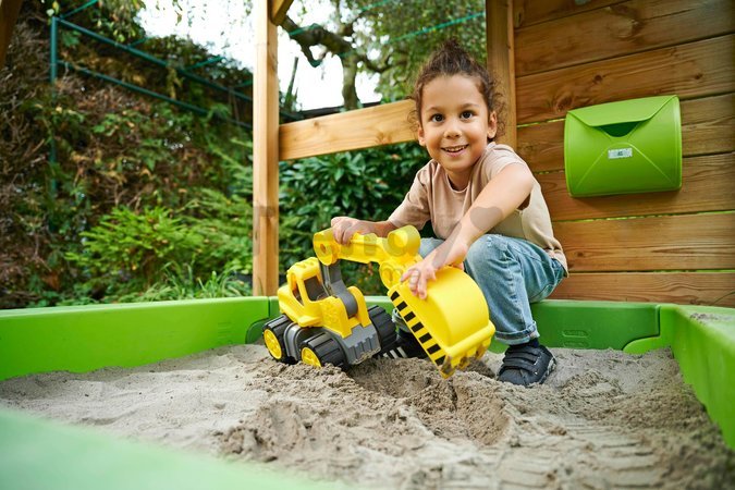 Bager Power Worker Classic Digger BIG pracovný stroj 67 cm s gumenými kolesami od 24 mes