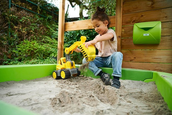 Bager Power Worker Classic Digger BIG pracovný stroj 67 cm s gumenými kolesami od 24 mes