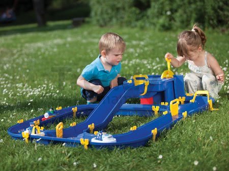 Vodná hra Waterplay Niagara BIG skladacia s lodičkami modrá