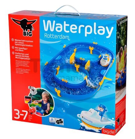 Vodná hra Waterplay Rotterdam BIG skladacia s lodičkami modrá