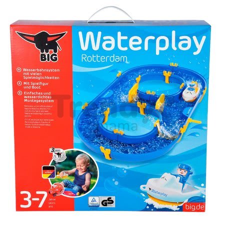 Vodná hra Waterplay Rotterdam BIG skladacia s lodičkami modrá