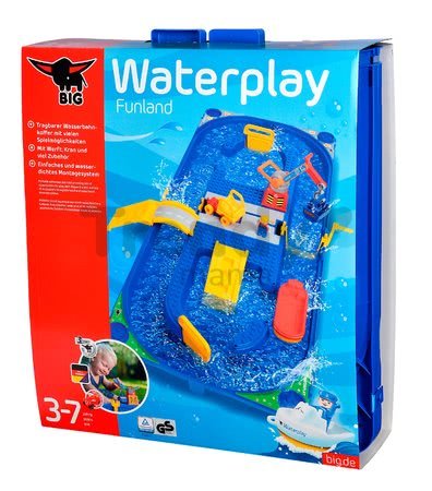 Vodná hra Waterplay Funland BIG v kufríku modrá