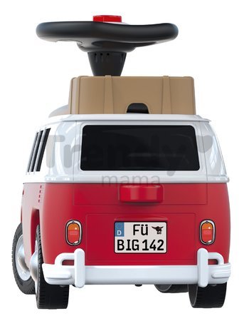 Odrážedlo minibus se zvukem Baby Volkswagen T1 BIG s reálným designem a odkládací složkou od 18 měsíců