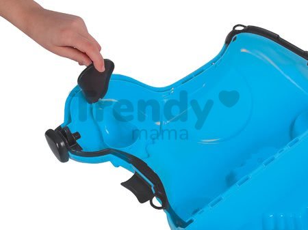 Odrážadlo kufor na kolieskach Pes Bobby BIG s tajnou priehradkou 15 L objem modré