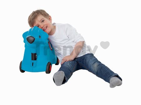 Odrážadlo kufor na kolieskach Pes Bobby BIG s tajnou priehradkou 15 L objem modré