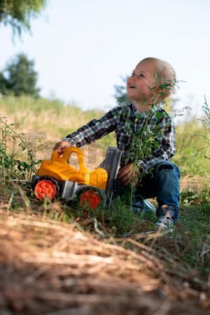 Vysokozdvižný vozík Forklift Power Worker BIG pracovný stroj s funkciami 42 cm - gumené kolesá od 2 rokov