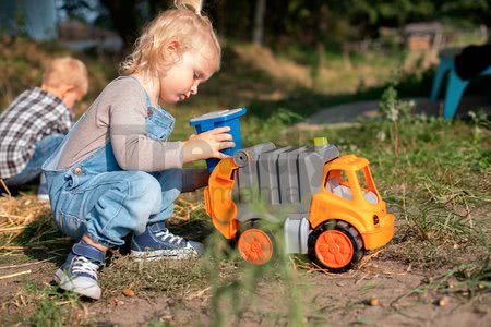 Smetiarske auto Power Worker BIG so smetným košom a pohyblivými časťami - gumené kolesá od 2 rokov